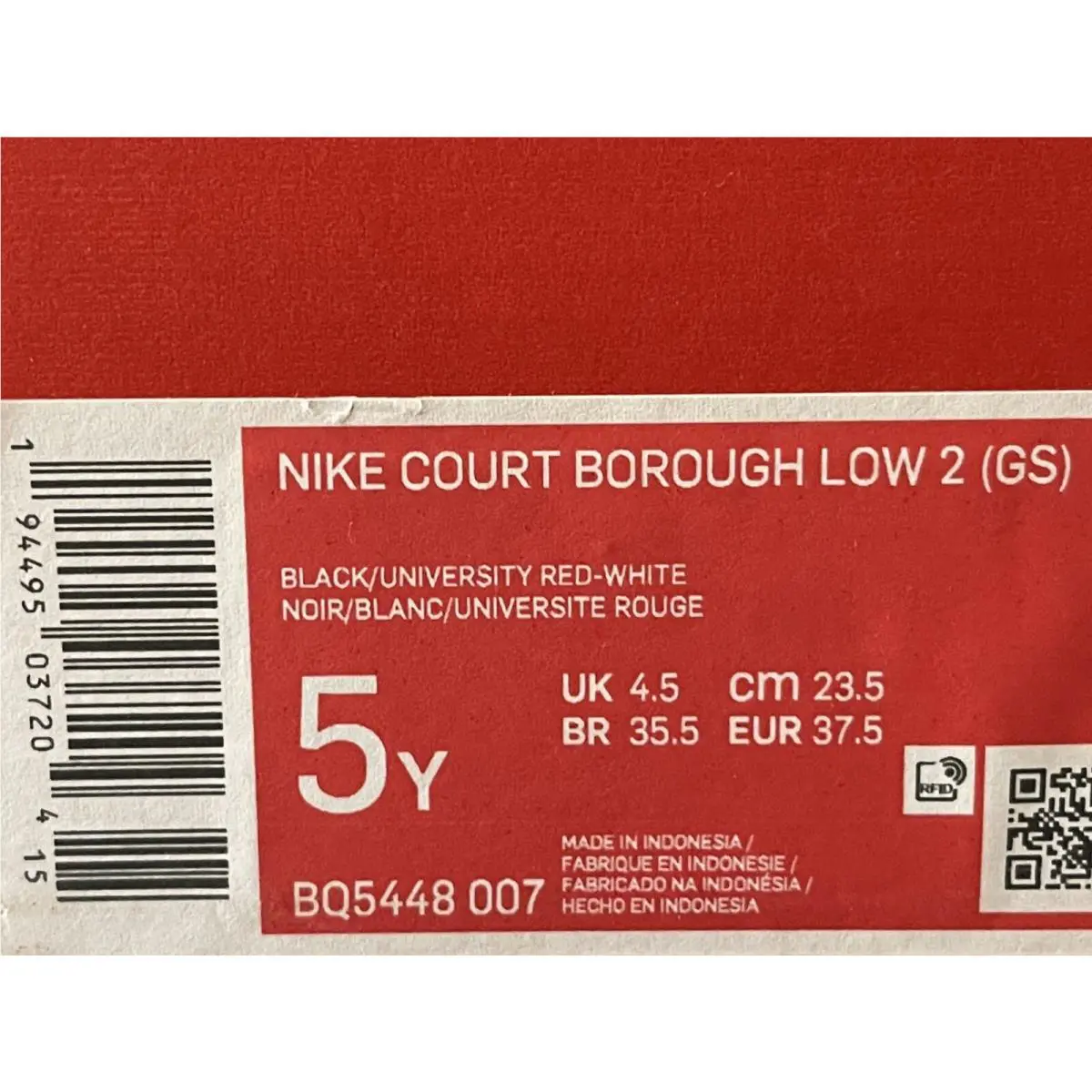 Nike shoes - Nike Court Borough Low 2 - Black (UPC: 0194495037204) 6