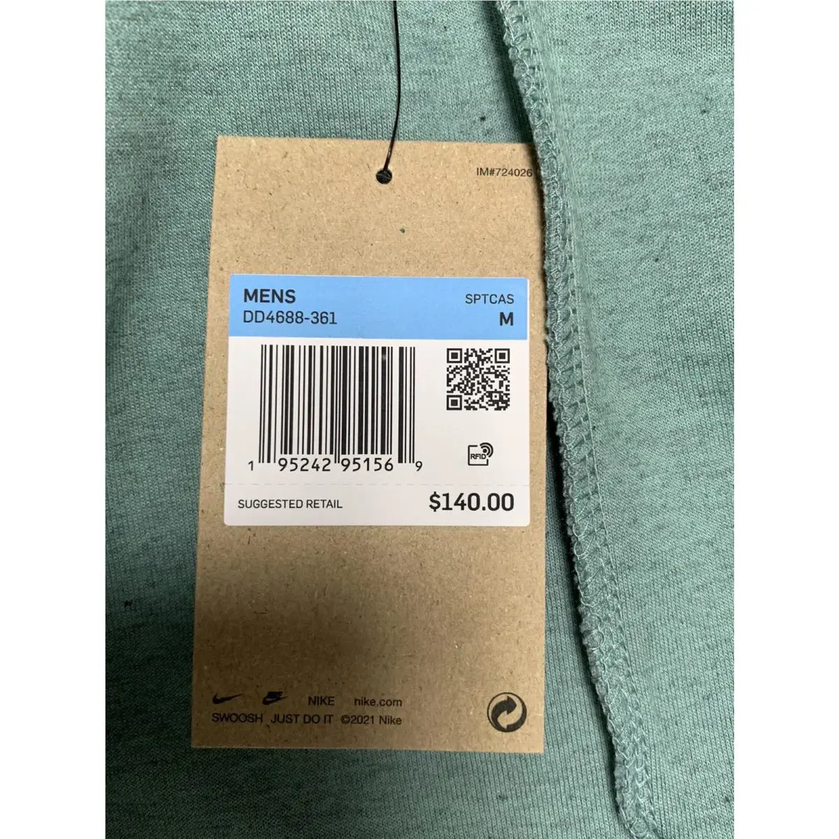 Nike clothing - DD4688 361 - DD4688 361 - BICOASTAL/HEATHER 6