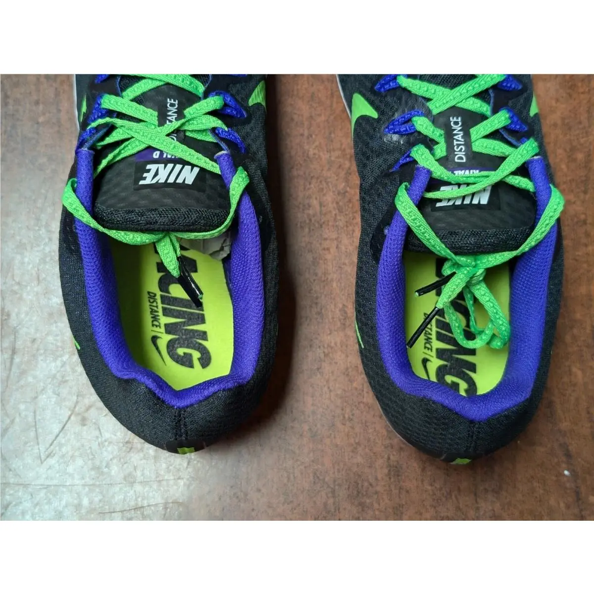 Nike shoes - Nike Zoom Rival Distance - Zoom Rival Distance - 806556-035 - Black Green Strike FRC Purple (UPC: 0886916624703) 8