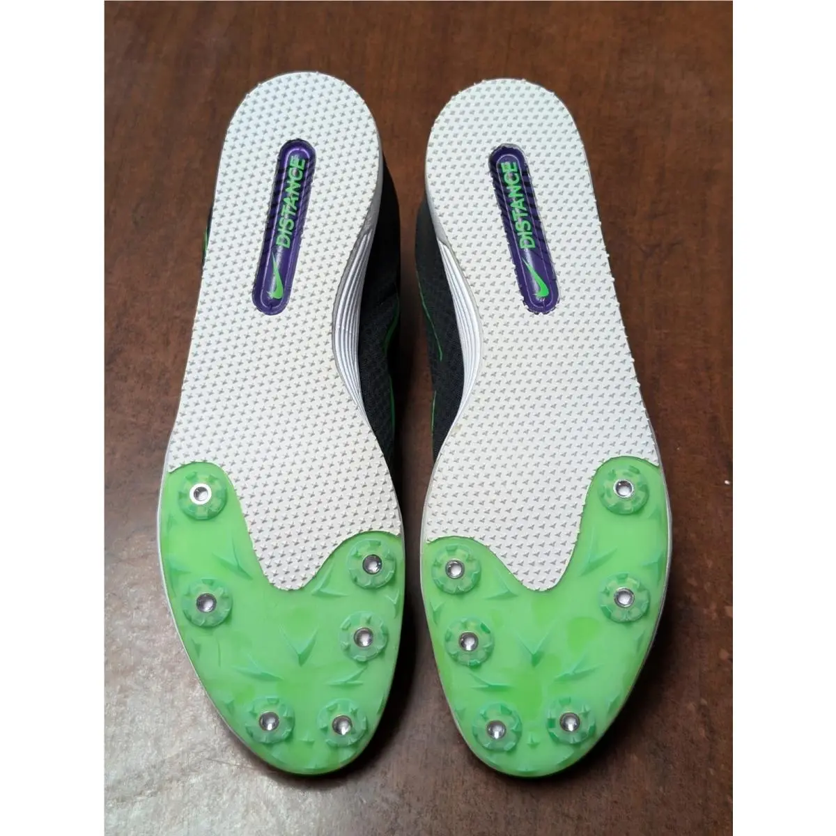 Nike shoes - Nike Zoom Rival Distance - Zoom Rival Distance - 806556-035 - Black Green Strike FRC Purple (UPC: 0886916624703) 9