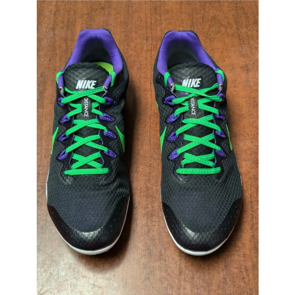 Nike shoes - Nike Zoom Rival Distance - Zoom Rival Distance - 806556-035 - Black Green Strike FRC Purple (UPC: 0886916624703) 0