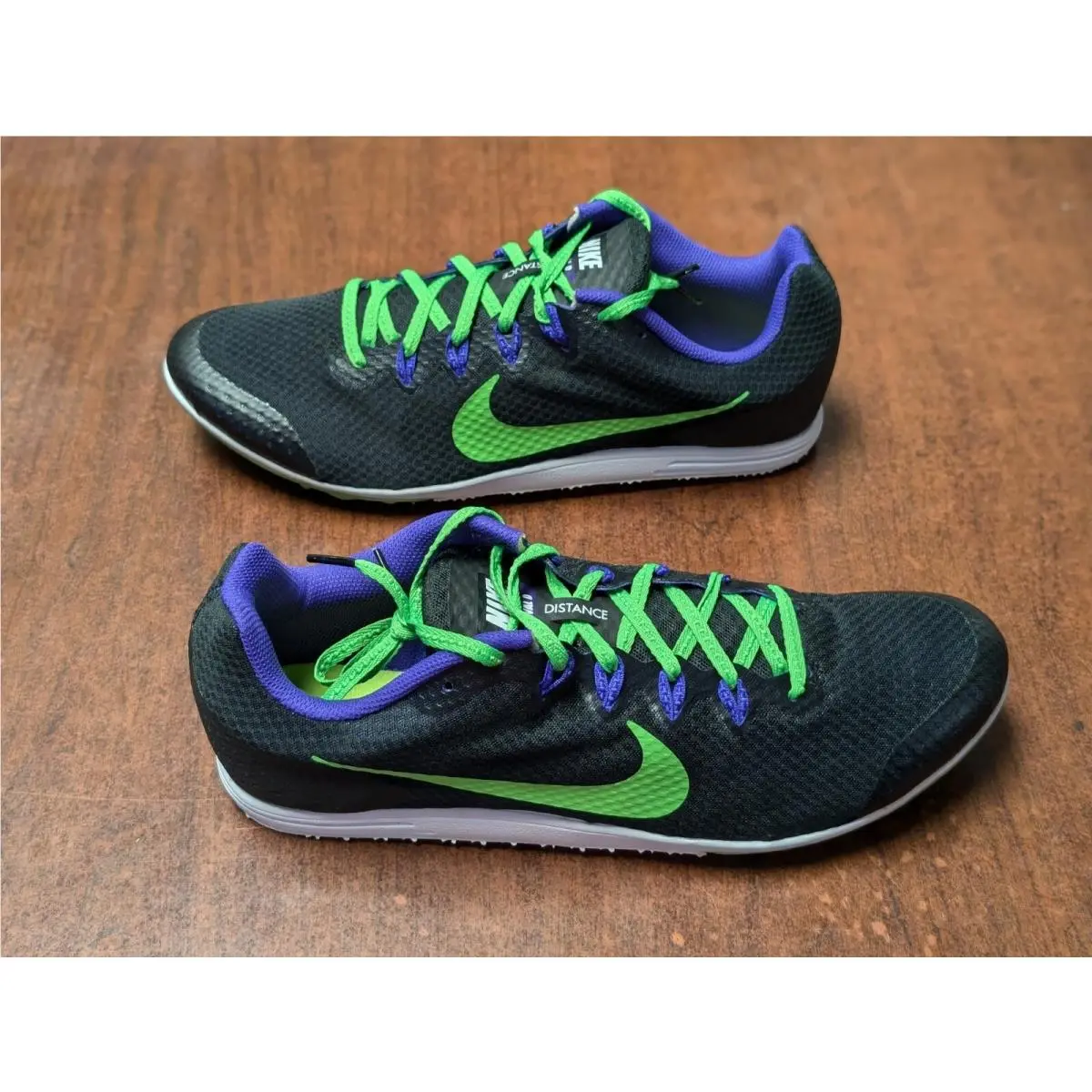 Nike shoes - Nike Zoom Rival Distance - Zoom Rival Distance - 806556-035 - Black Green Strike FRC Purple (UPC: 0886916624703) 6