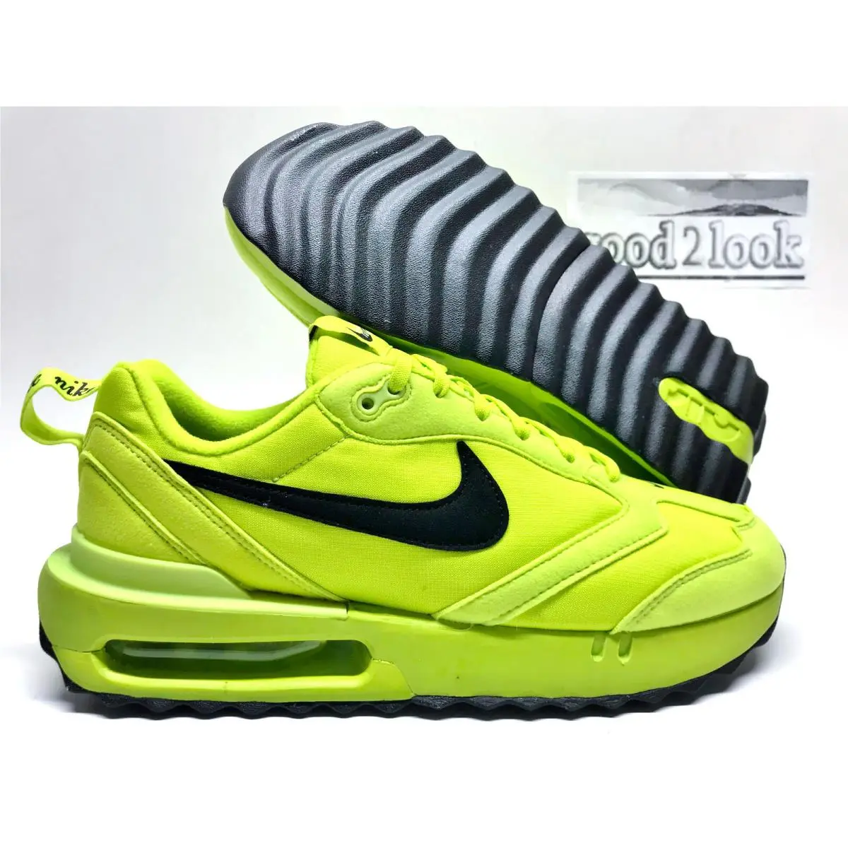 Nike Air Max Dawn Atomic Green/black Size Women`s 10 Men 8.5 DV2227-300