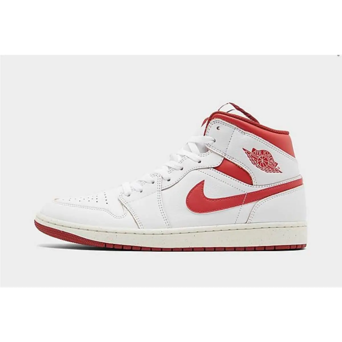 FJ3458-160 Nike Air Jordan 1 Mid SE White Lobster Dune Red Men`s Sz 10
