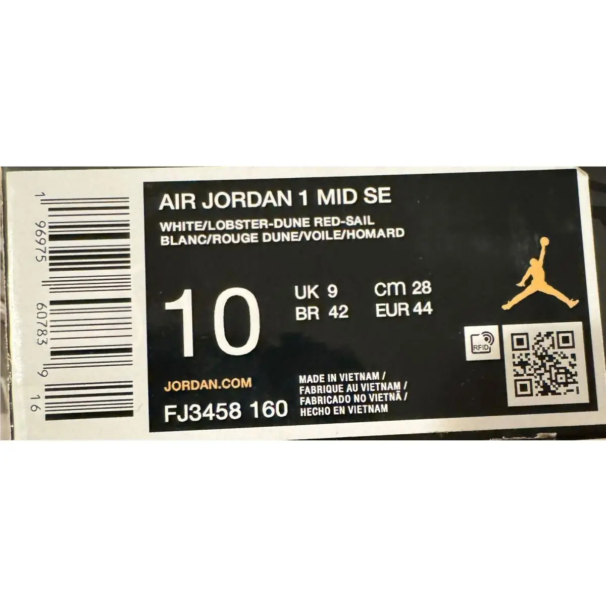 Nike shoes - Nike Air Jordan 1 - Air - FJ3458 - Multicolor (UPC: 196975610259) 9