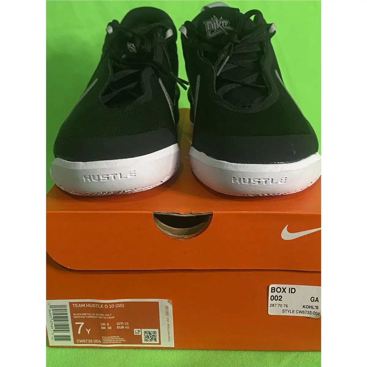 Nike shoes - Nike Presto (GS) - Presto - Black/Metallic Silver-Volt (UPC: 194957475094) 1