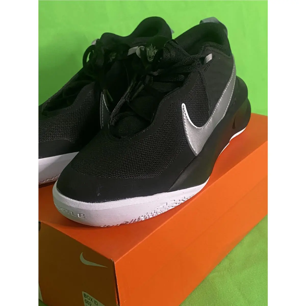 Nike shoes - Nike Presto (GS) - Presto - Black/Metallic Silver-Volt (UPC: 194957475094) 2