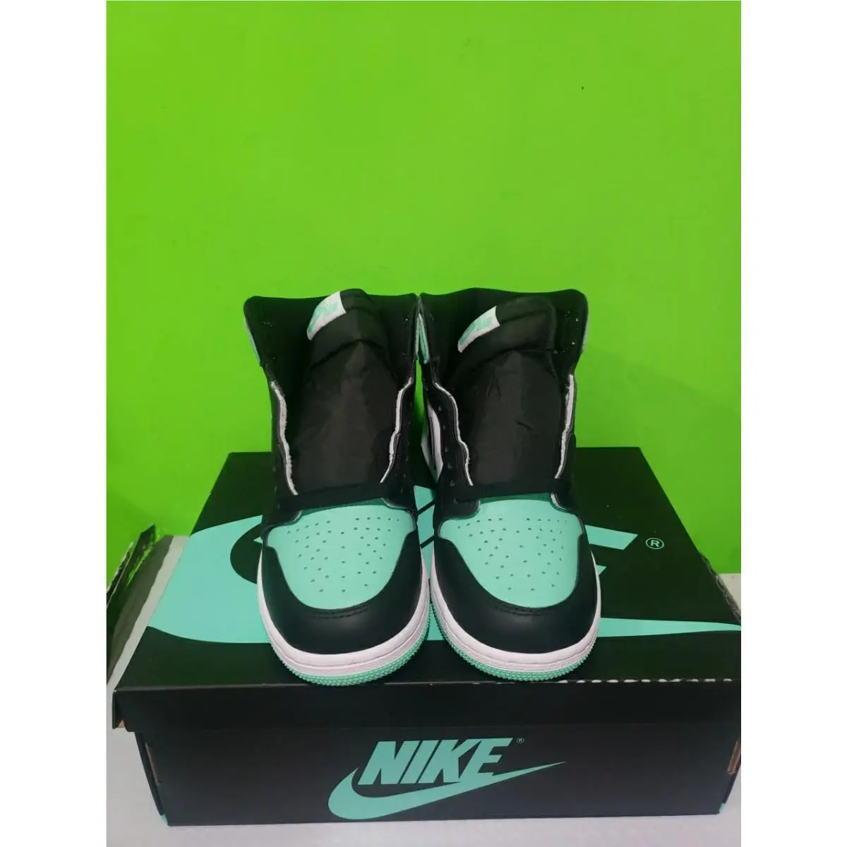 Nike shoes - Air Jordan 1 - Air - DZ5485-130 - Green, Black, White (UPC: 00197593815965) 12
