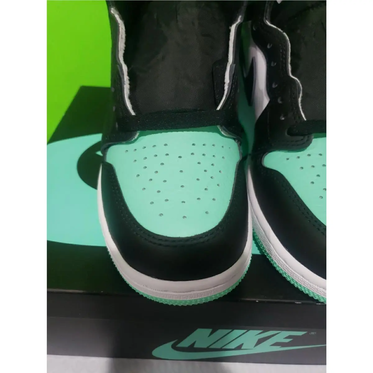Nike shoes - Air Jordan 1 - Air - DZ5485-130 - Green, Black, White (UPC: 00197593815965) 13
