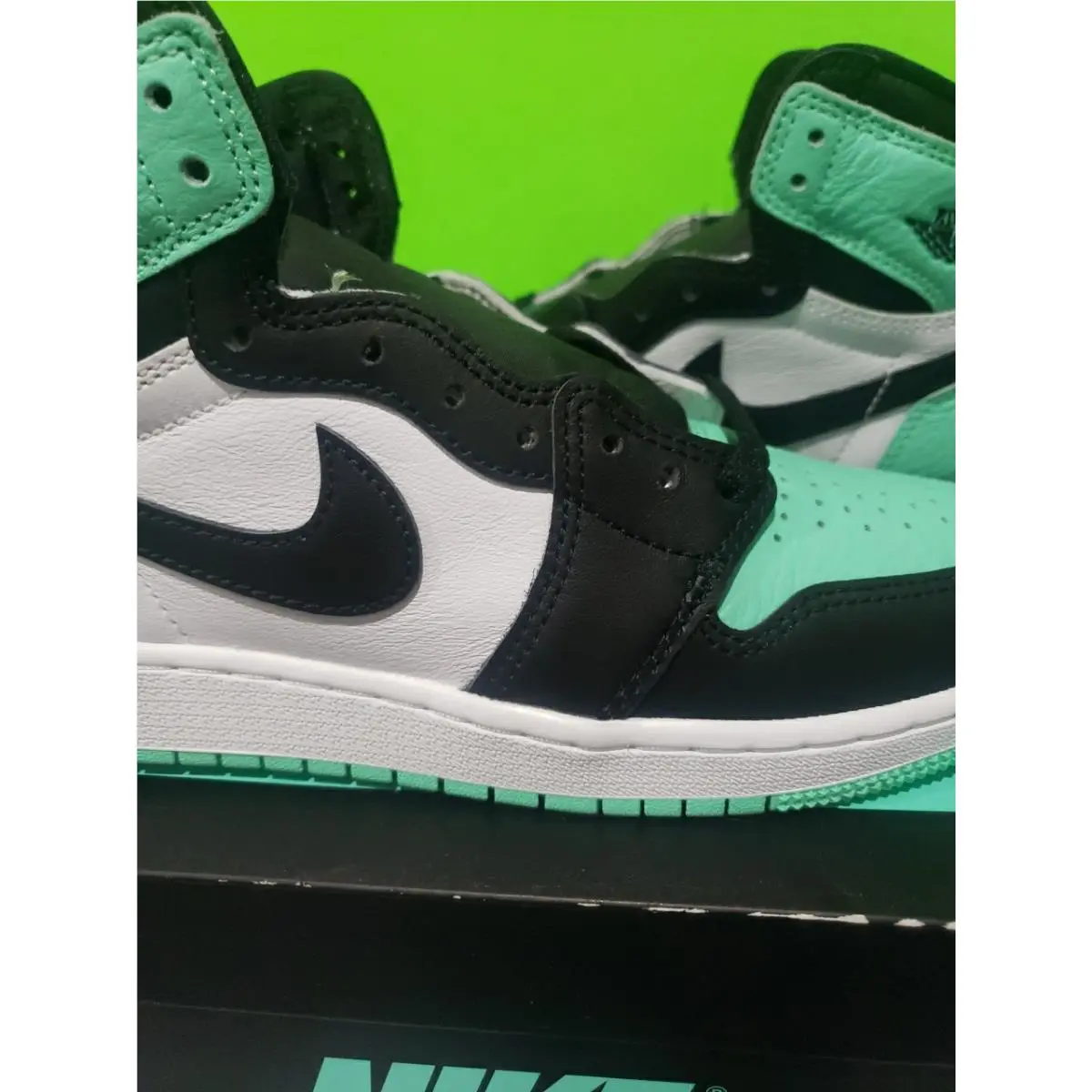 Nike shoes - Air Jordan 1 - Air - DZ5485-130 - Green, Black, White (UPC: 00197593815965) 1