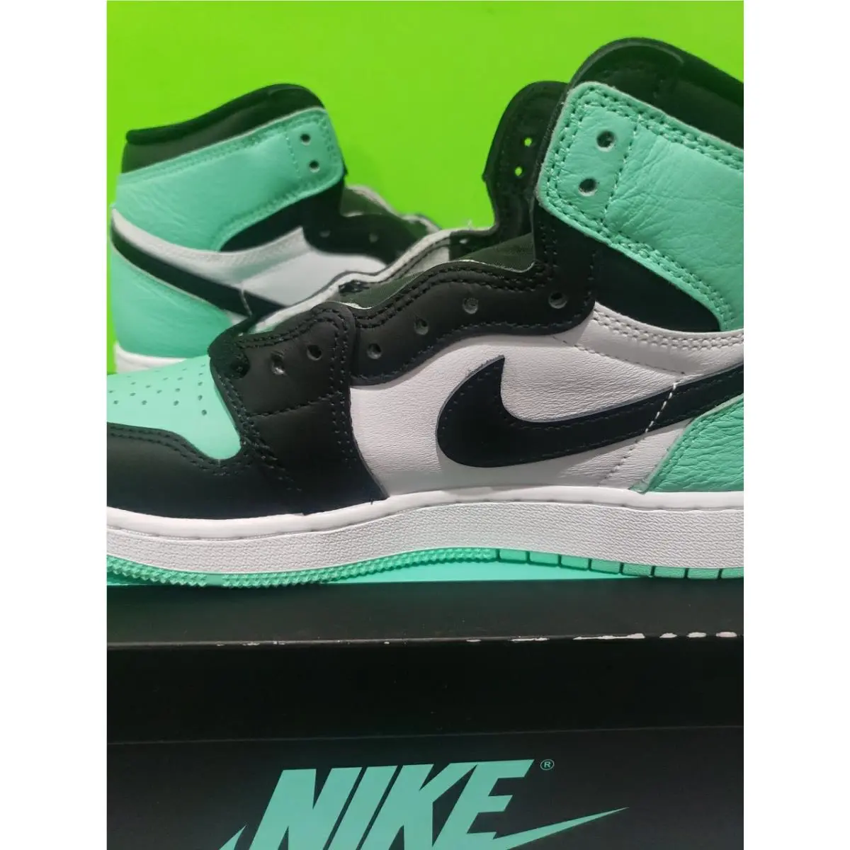 Nike shoes - Air Jordan 1 - Air - DZ5485-130 - Green, Black, White (UPC: 00197593815965) 5