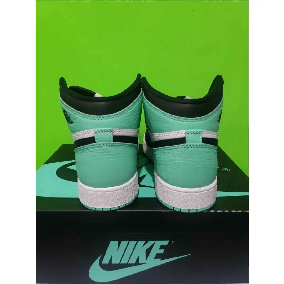Nike shoes - Air Jordan 1 - Air - DZ5485-130 - Green, Black, White (UPC: 00197593815965) 7