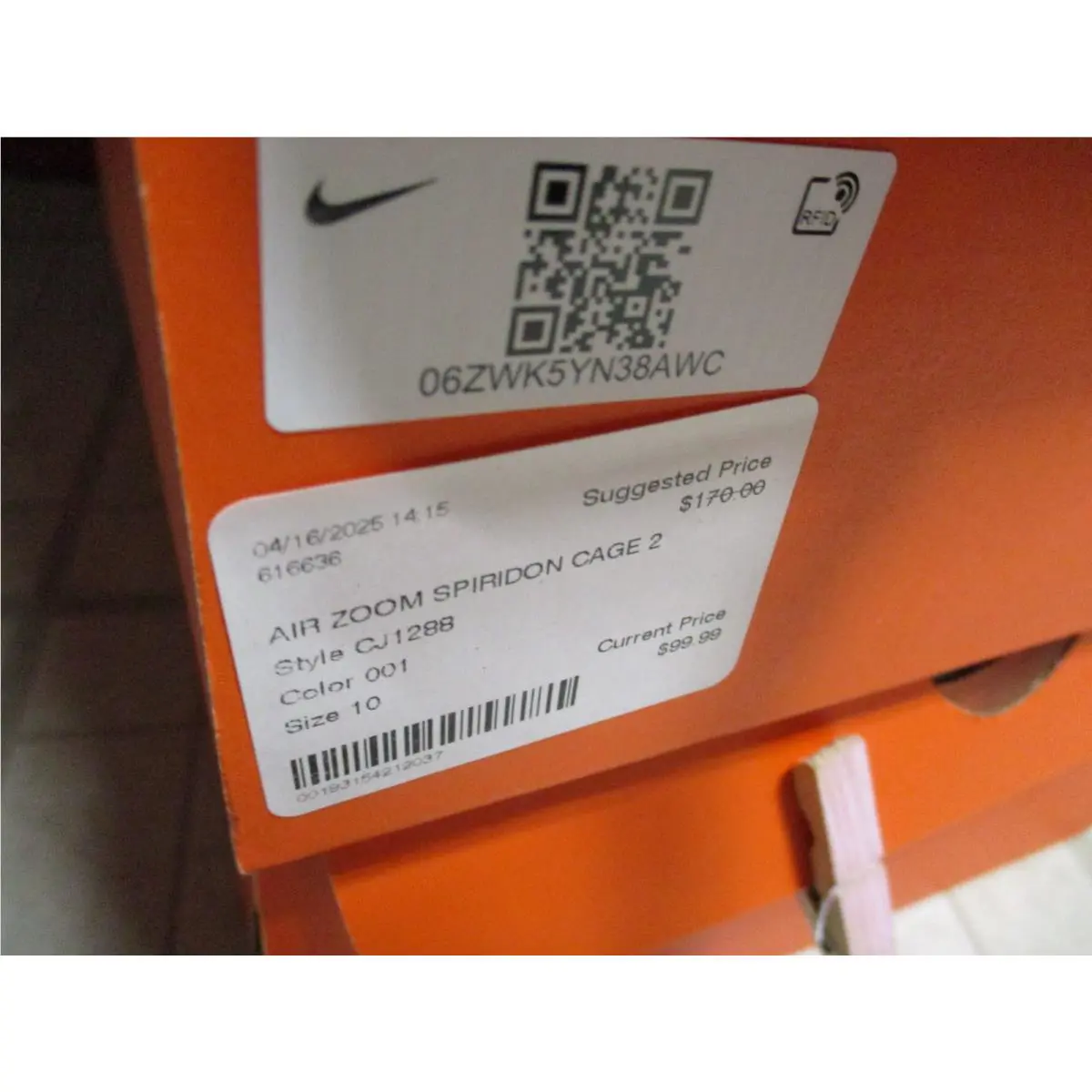 Nike shoes - Nike Air Zoom Spiridon - Air Zoom Spiridon - CJ1288-001 - Gray (UPC: 193154212112) 10