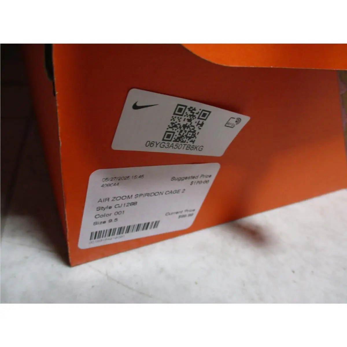 Nike shoes - Nike Air Zoom Spiridon - Air Zoom Spiridon - CJ1288-001 - Gray (UPC: 193154212112) 11