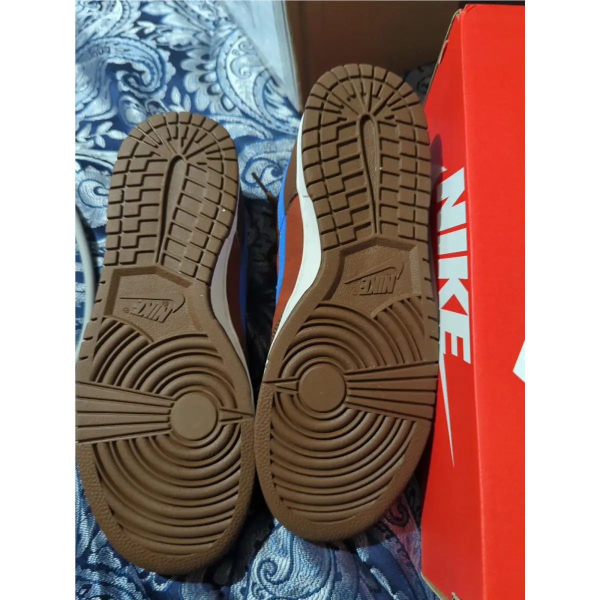 Nike shoes - Nike Dunk Low Retro PRM Mars Stone - DR9704-200 - CACAO WOW/COMET BLUE/MARS STONE/PHANTOM 10