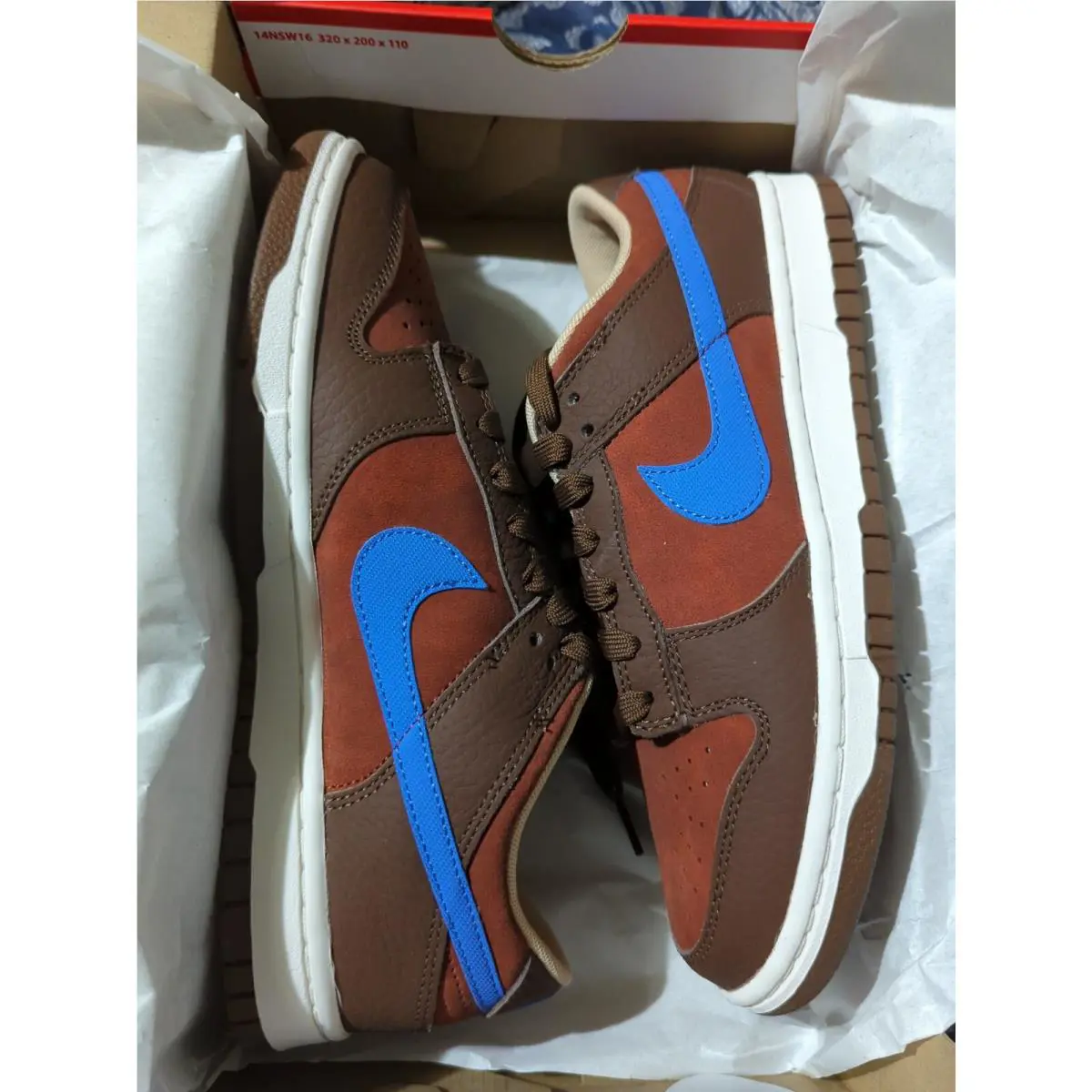 Nike shoes - Nike Dunk Low Retro PRM Mars Stone - DR9704-200 - CACAO WOW/COMET BLUE/MARS STONE/PHANTOM 0