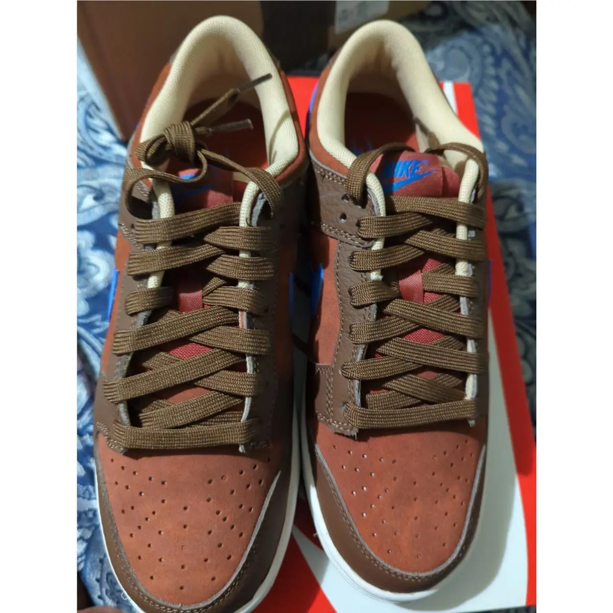 Nike shoes - Nike Dunk Low Retro PRM Mars Stone - DR9704-200 - CACAO WOW/COMET BLUE/MARS STONE/PHANTOM 1