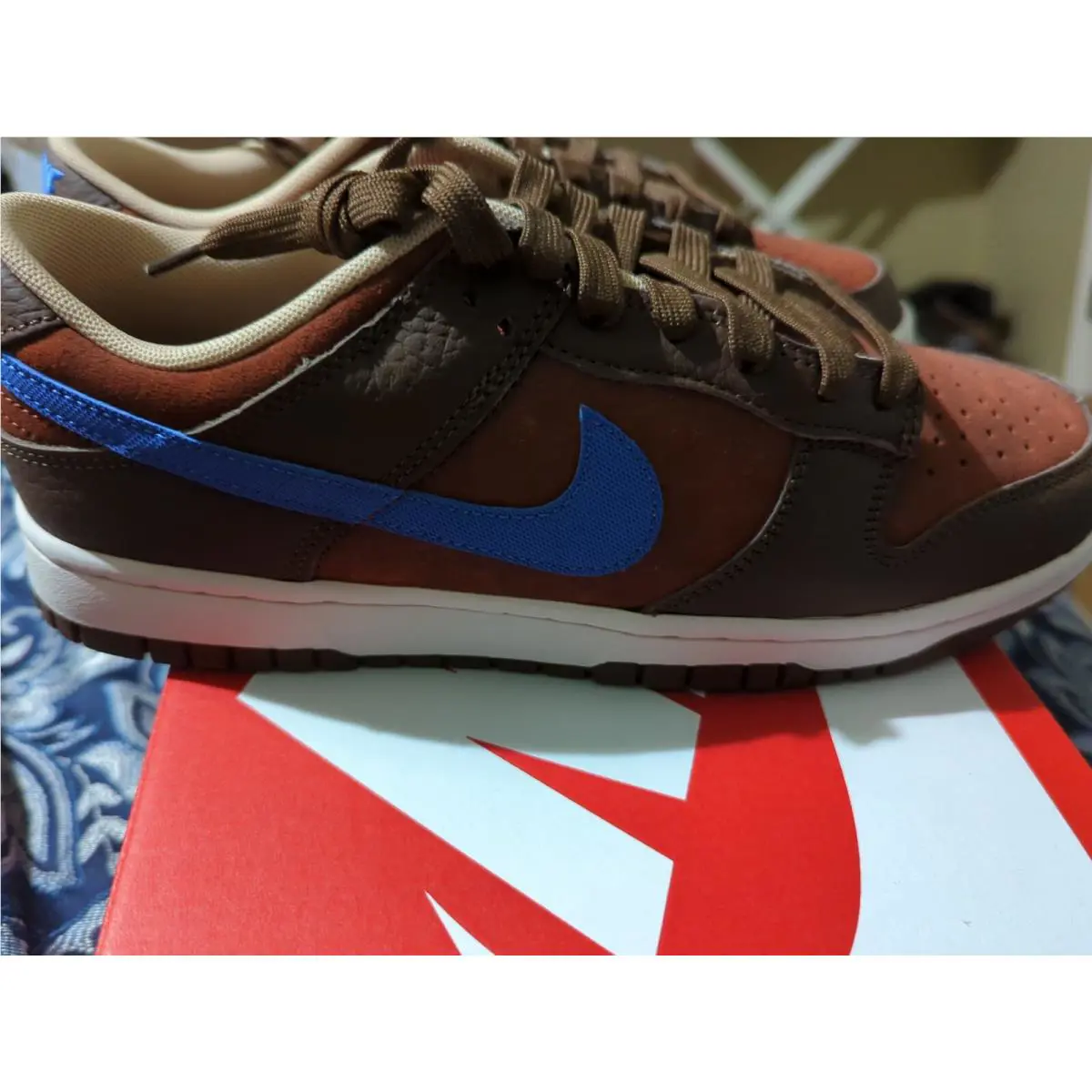 Nike shoes - Nike Dunk Low Retro PRM Mars Stone - DR9704-200 - CACAO WOW/COMET BLUE/MARS STONE/PHANTOM 2