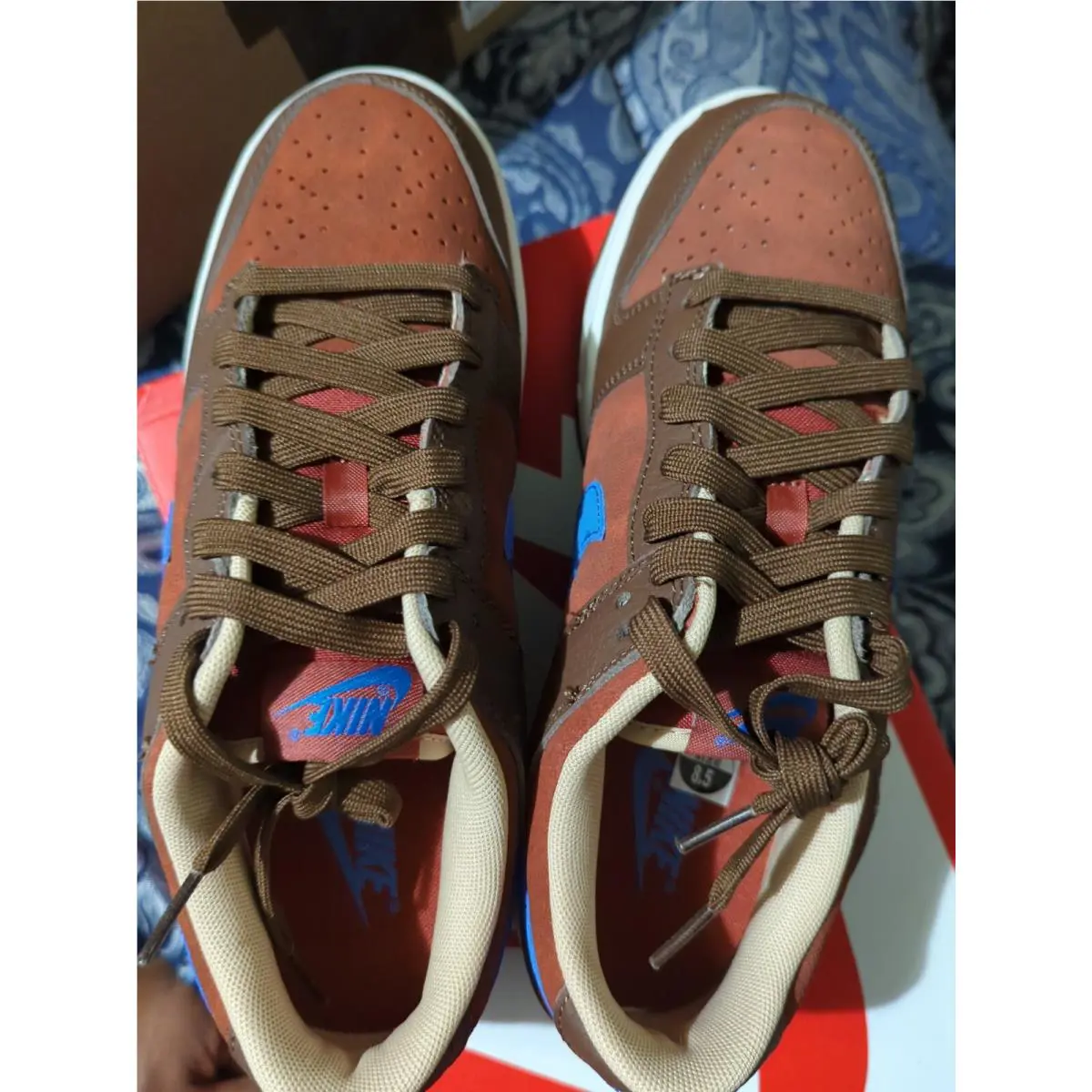 Nike shoes - Nike Dunk Low Retro PRM Mars Stone - DR9704-200 - CACAO WOW/COMET BLUE/MARS STONE/PHANTOM 4