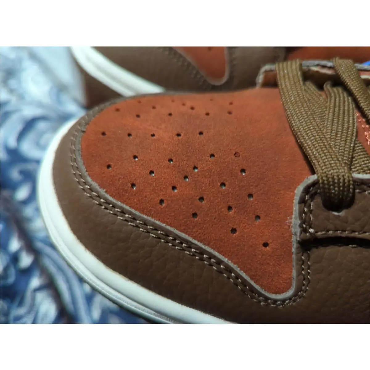 Nike shoes - Nike Dunk Low Retro PRM Mars Stone - DR9704-200 - CACAO WOW/COMET BLUE/MARS STONE/PHANTOM 6