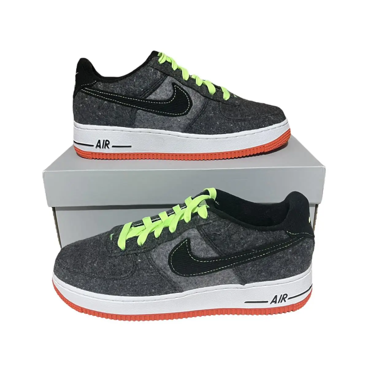 Nike Air Force 1 Lv8 GS Sz 6Y Halloween Spooktacular Women s 7.5 DZ5287-001 - Black