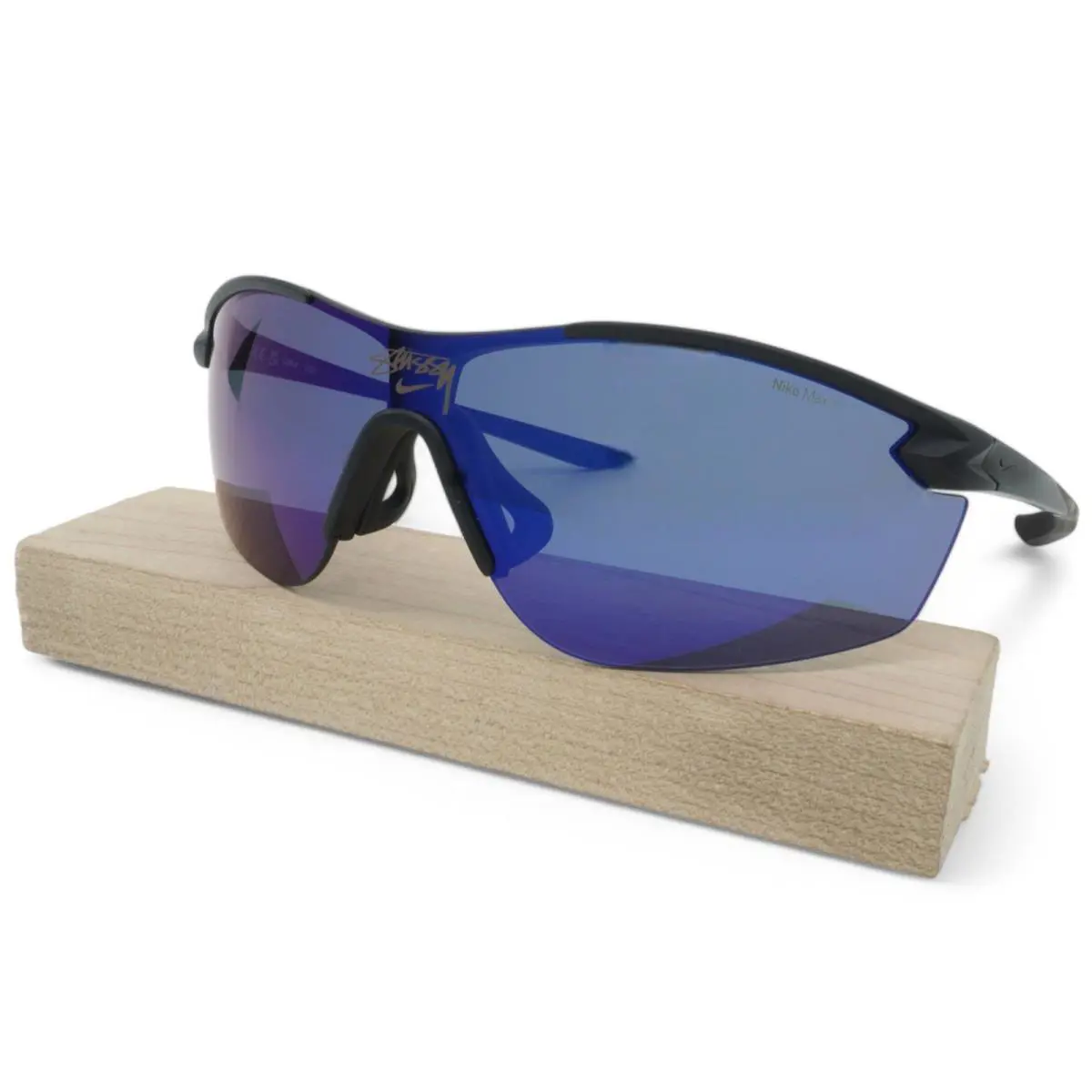 EV24029-010 Unisex Nike Victory Elite X Stussy Sunglasses - Frame: Matte Black