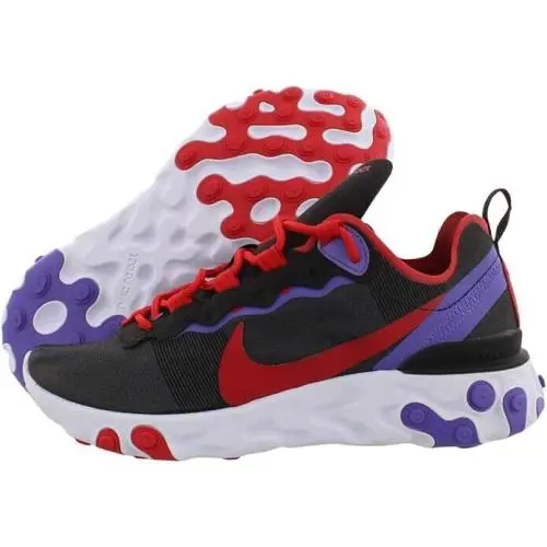 Nike shoes - Nike React Element - React Element - CQ9903-001 - Black/University Red/Purple/White (UPC: 193153532082) 3