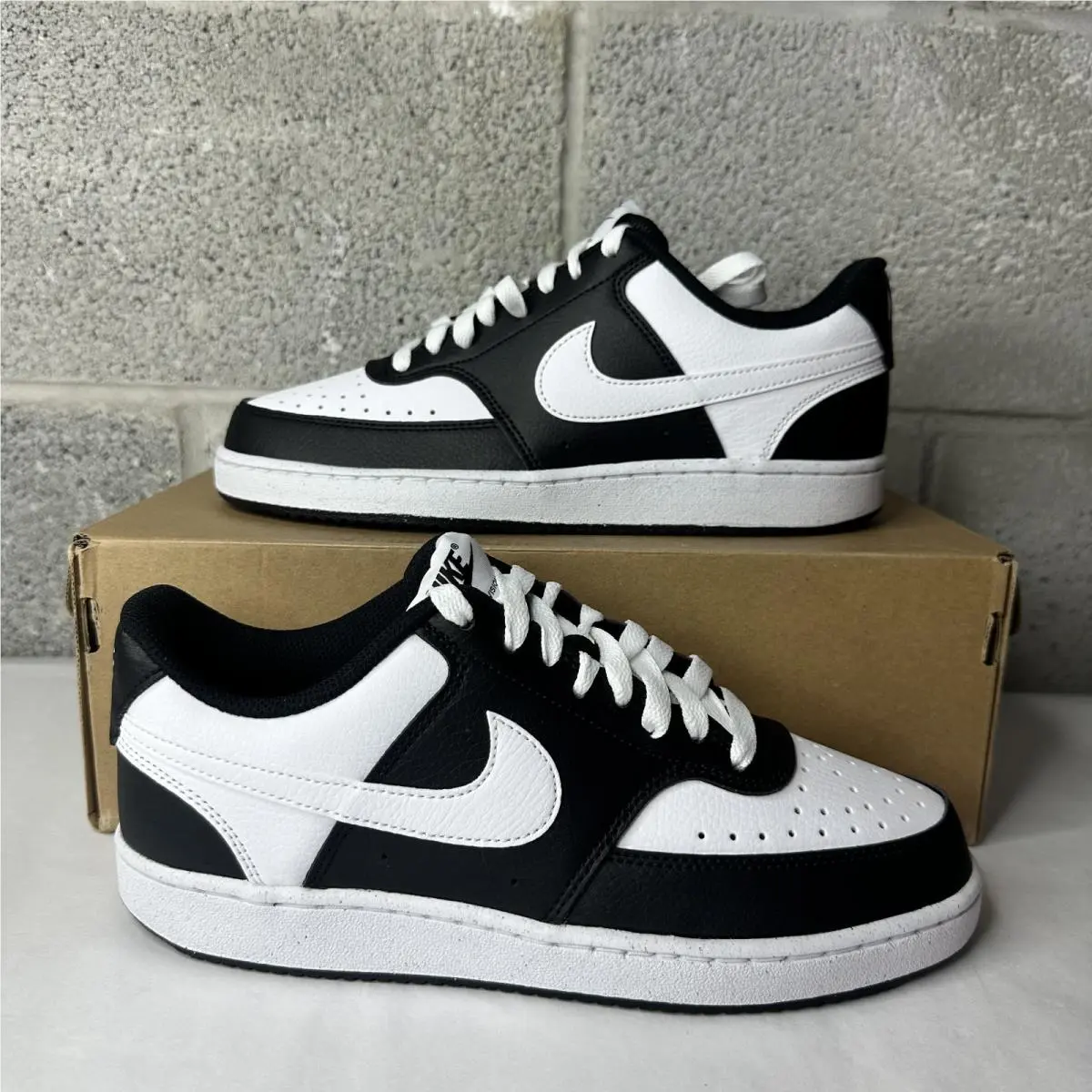 Nike shoes - Nike Court Vision - Court Vision - HM9862-001 - Black, Manufacturer: Black/White 0