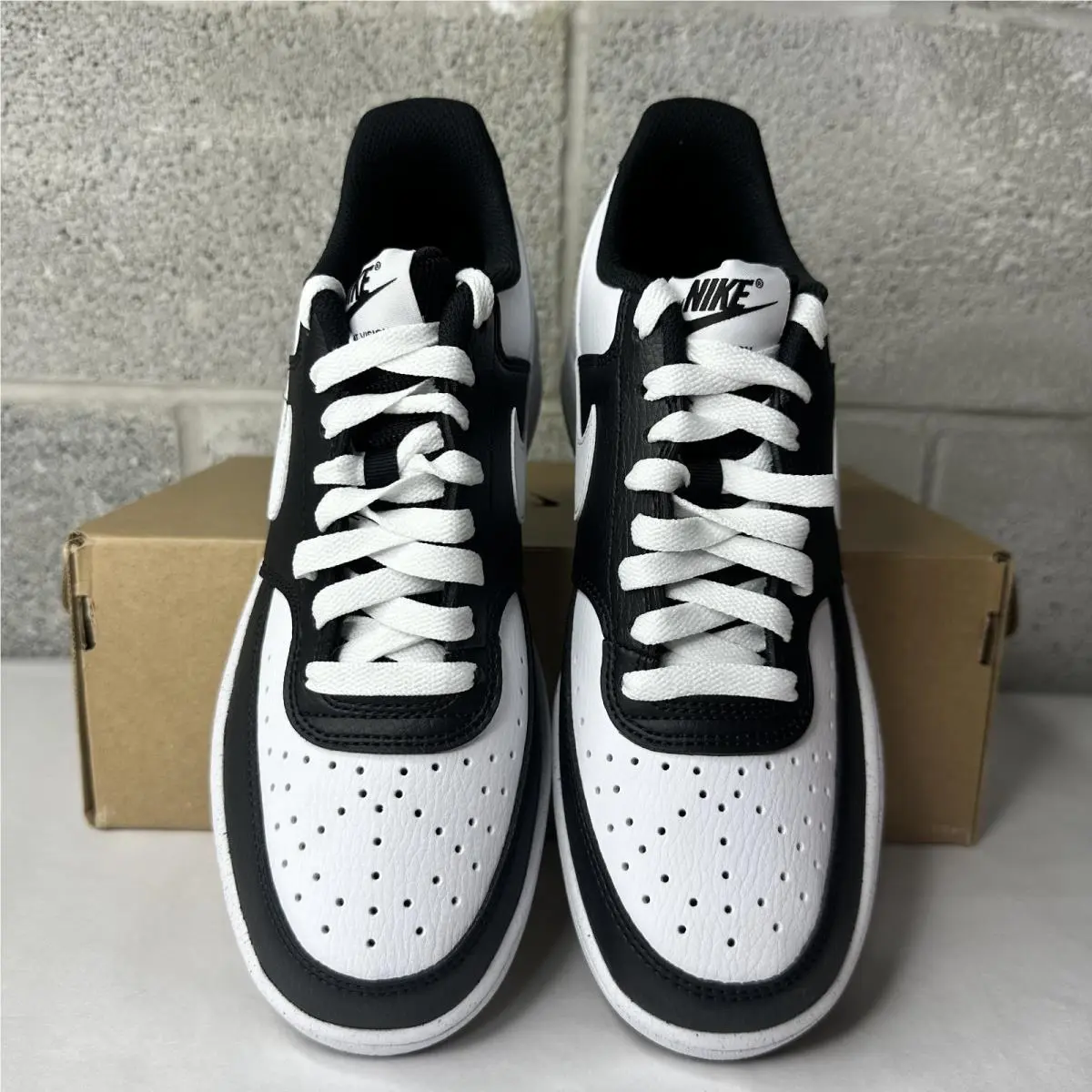 Nike shoes - Nike Court Vision - Court Vision - HM9862-001 - Black, Manufacturer: Black/White 1