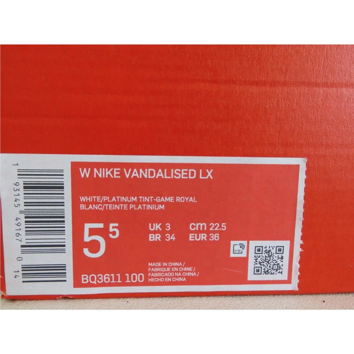 Nike shoes - Nike Vandalised Lux - Vandalised Lux - BQ3611-100 - White 3