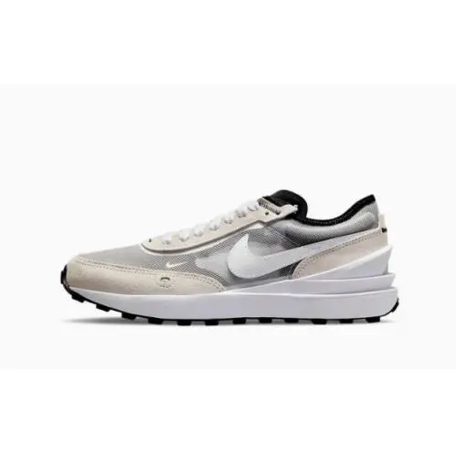 Nike Waffle One GS Summit White Black Kids Size 5 Athletic Sneaker - White, Manufacturer: Summit White Black