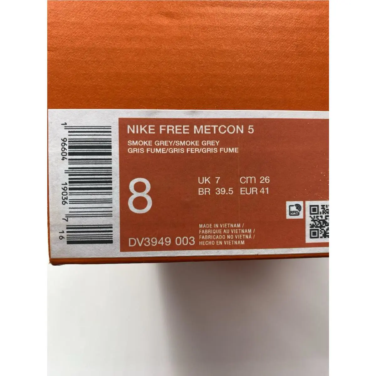 Nike shoes - Nike Free Metcon - Free Metcon - DV3949-003 - Gray (UPC: 196604190404) 6