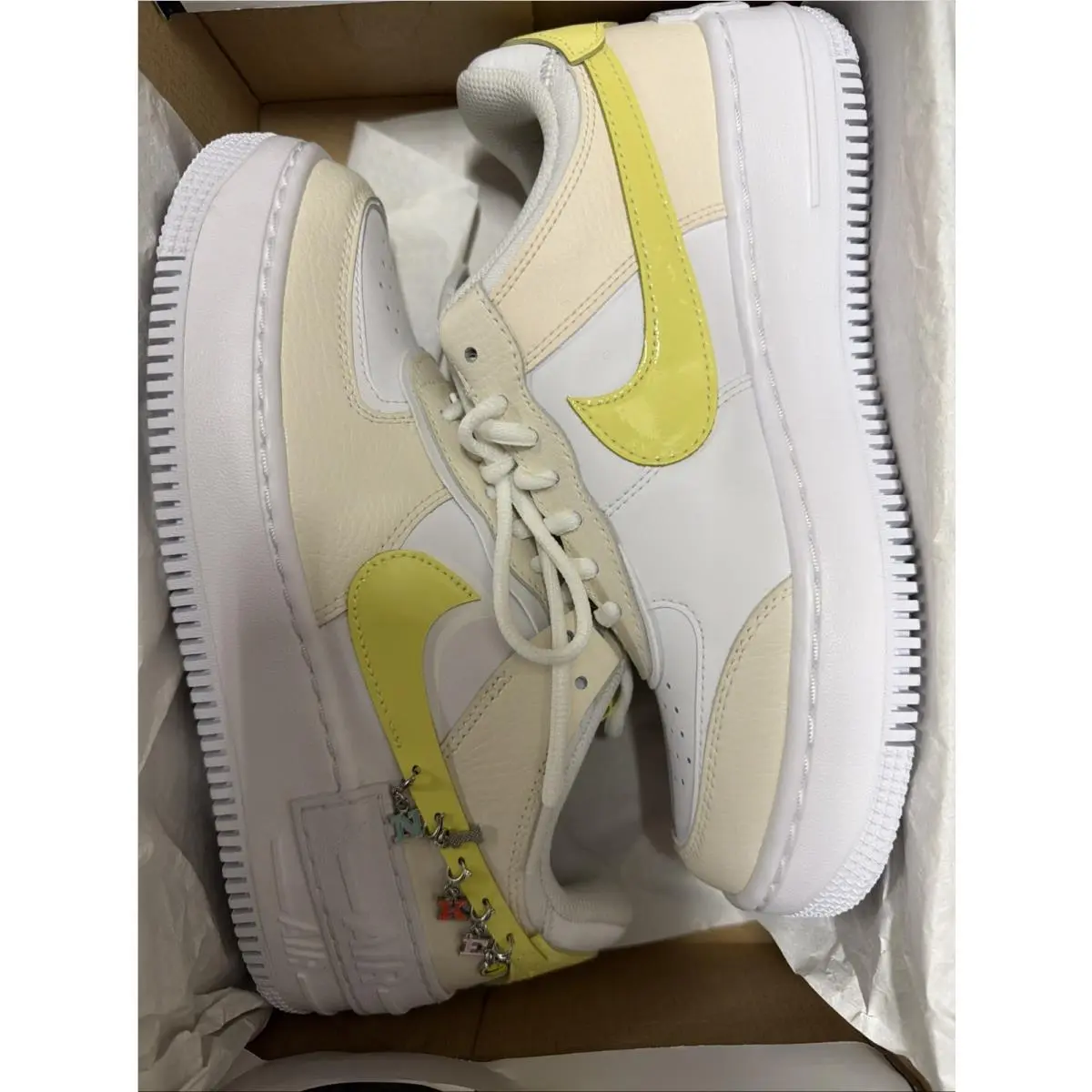 Nike shoes - Nike Air Force 1 - Air Force - DJ5197-100 - Ivory, Manufacturer: Pale Ivory/Light Zitron 0