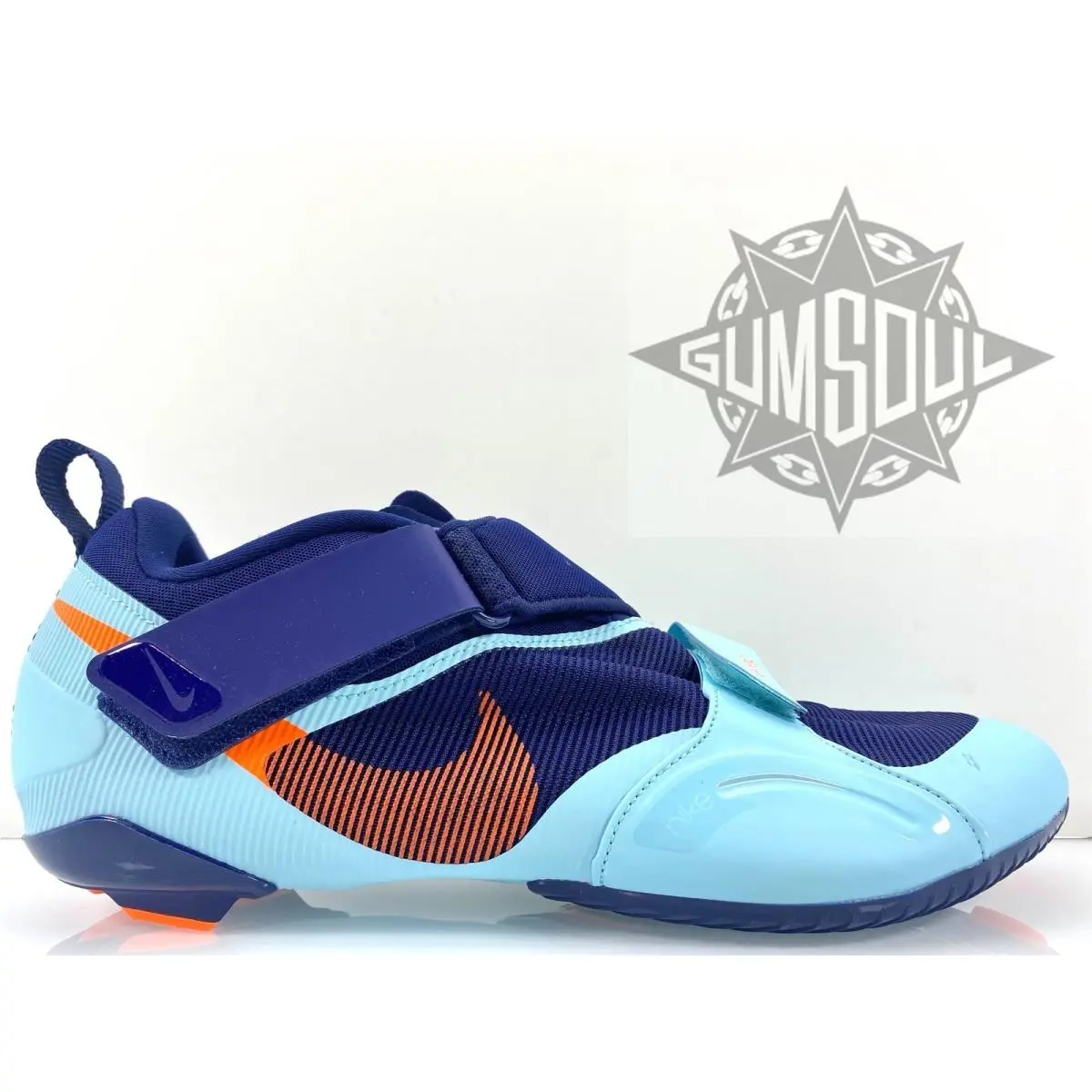Nike Superrep Cycle Peloton Indoor Blue Void Total Orange Copa CW2191 484 sz 13