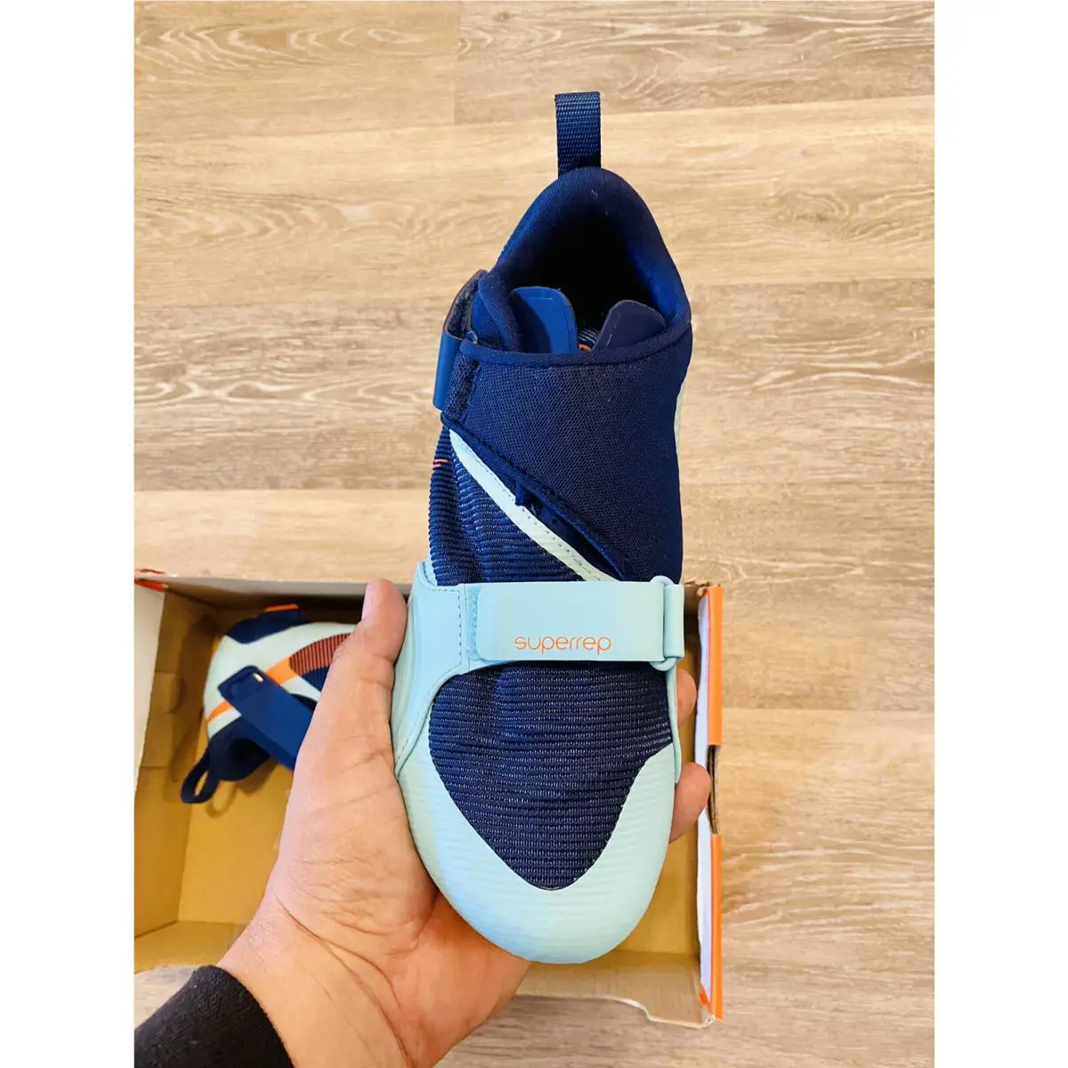 Nike shoes - Nike Superrep Cycle - Superrep Cycle - CW2191-484 - Blue Void-Total Orange (UPC: 0194956700760) 4