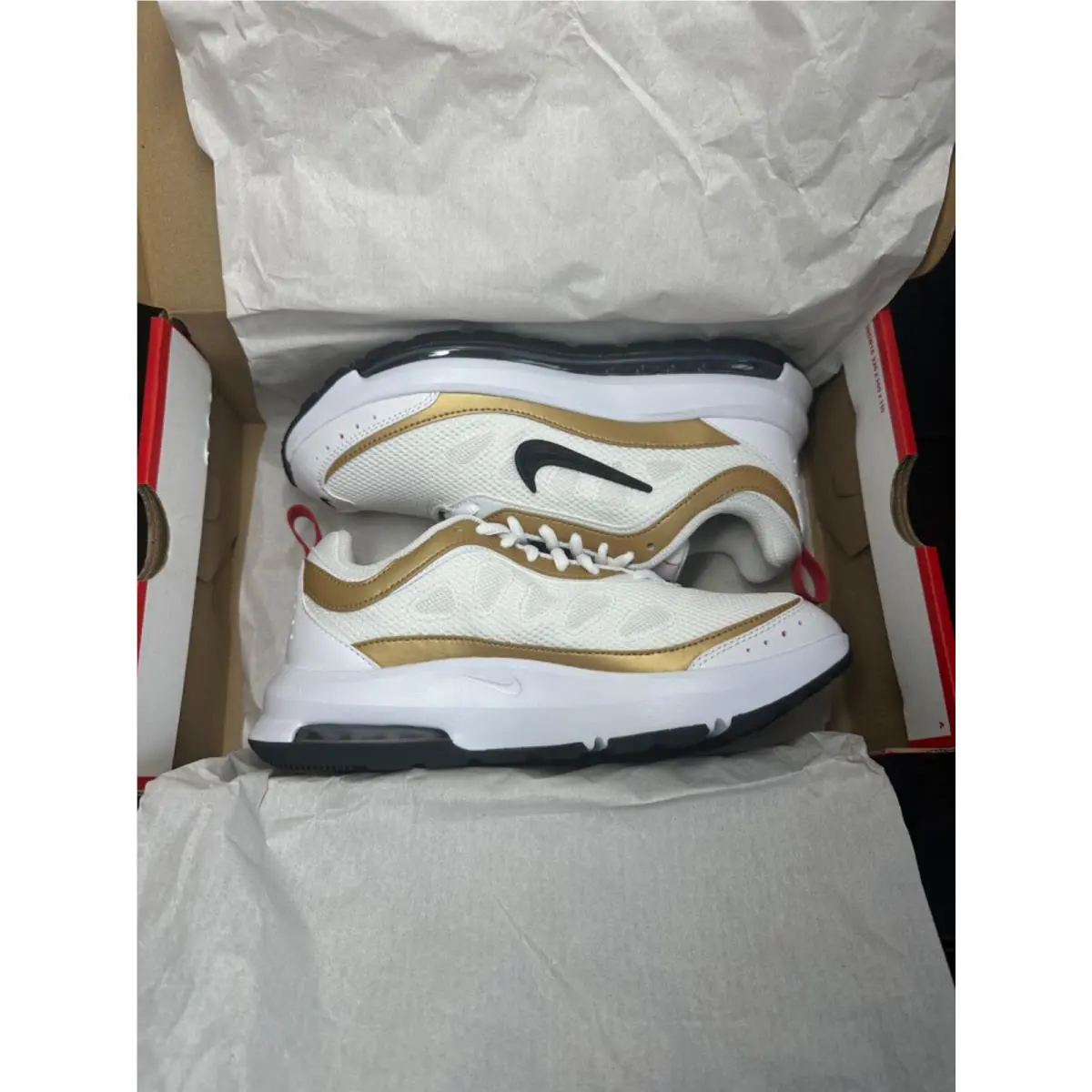 Nike shoes - Nike Air Max AP - Air Max - CU4870103 - White/ Metallic Gold/ University Red/Black 9