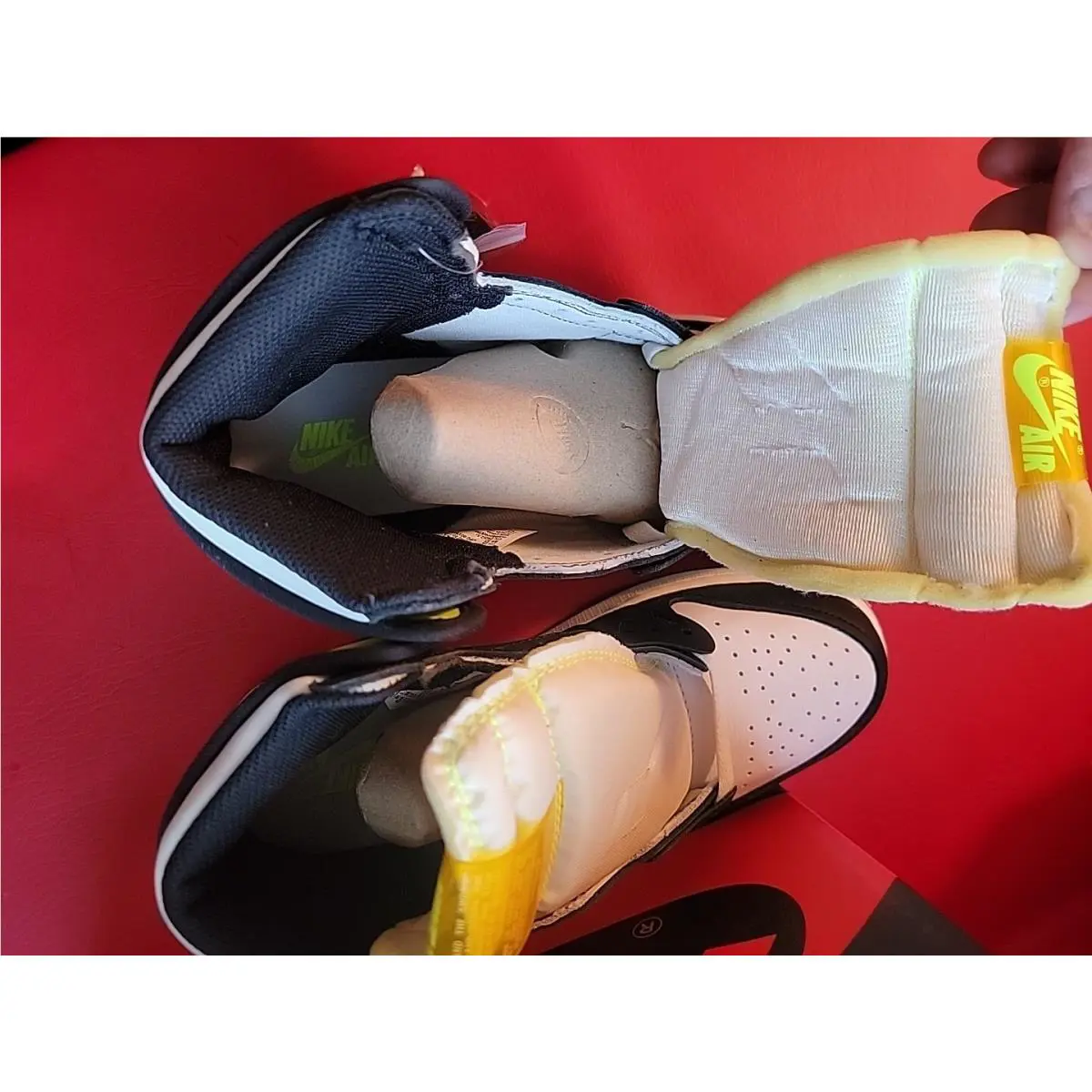 Nike shoes - Air Jordan 1 - Air - 575441 118 - Yellow (UPC: 0194501171595) 1