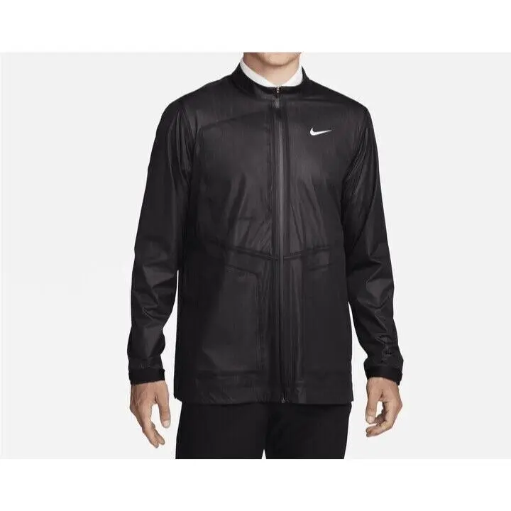 Nike clothing - Nike Storm-FIT ADV Full-Zip Waterproof Golf Jacket - DX6074010 - Black (UPC: 196606242965) 3