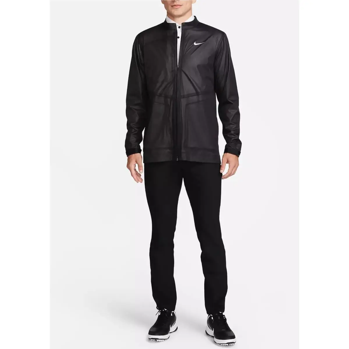 Nike clothing - Nike Storm-FIT ADV Full-Zip Waterproof Golf Jacket - DX6074010 - Black (UPC: 196606242965) 6