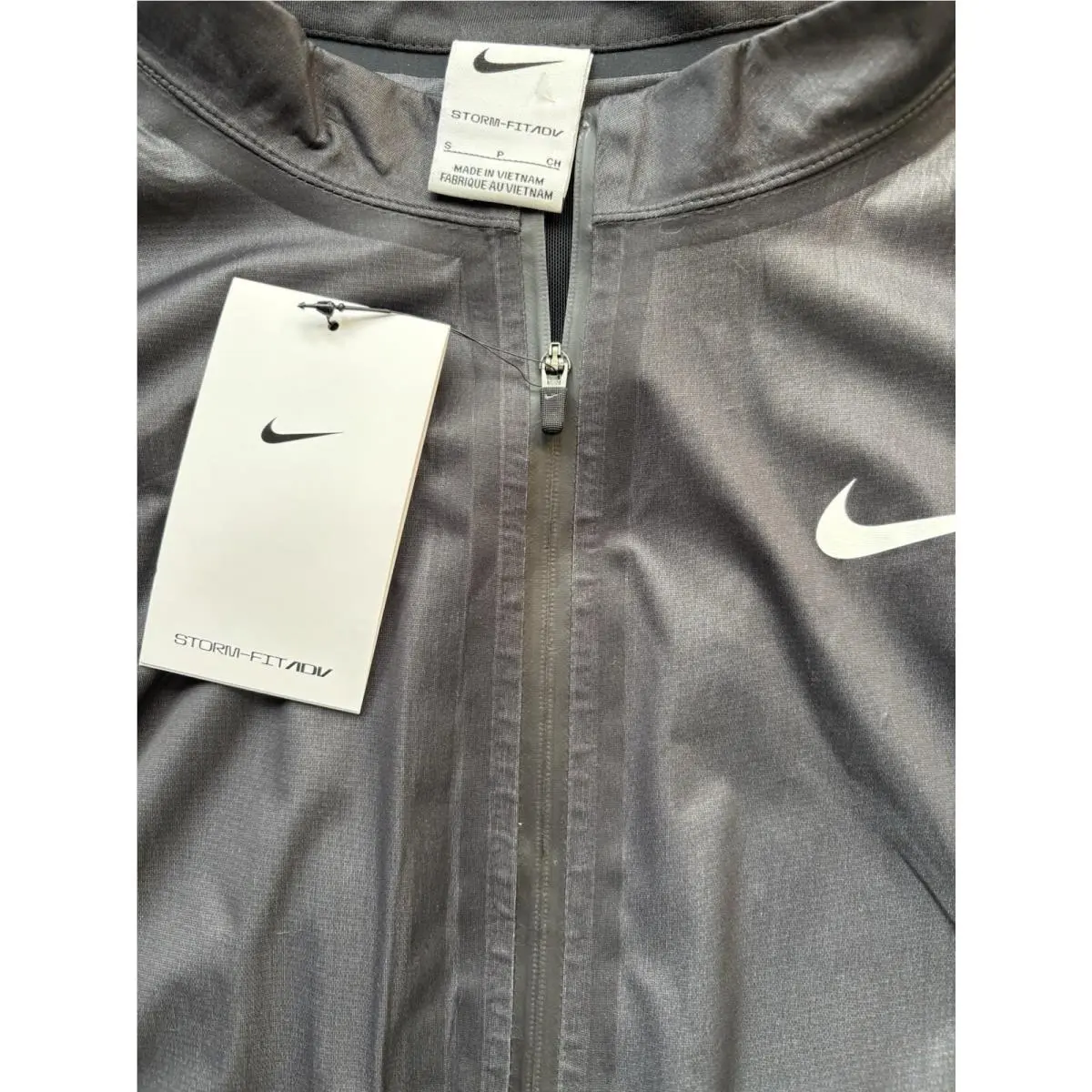 Nike clothing - Nike Storm-FIT ADV Full-Zip Waterproof Golf Jacket - DX6074010 - Black (UPC: 196606242965) 9