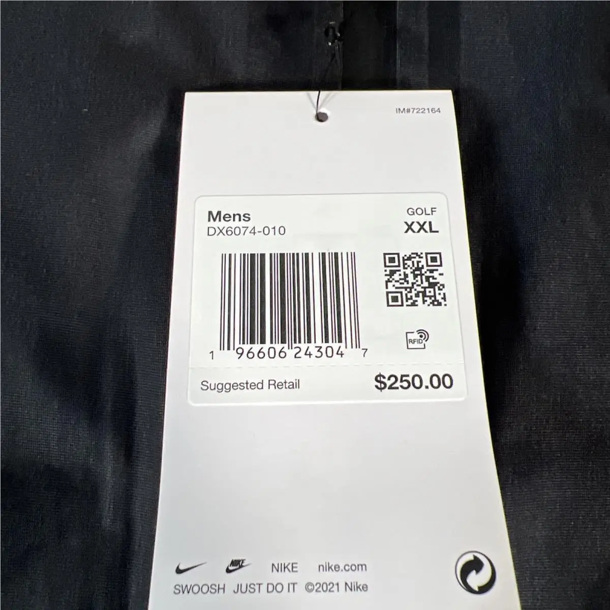 Nike clothing - Nike Storm-FIT ADV Full-Zip Waterproof Golf Jacket - DX6074010 - Black 1