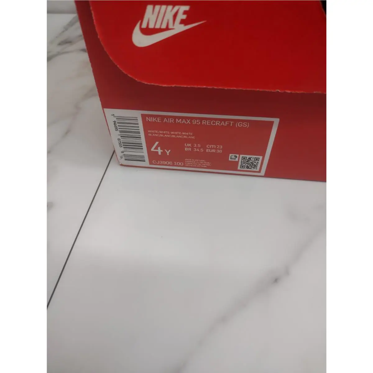 Nike shoes - Nike Air Max 95 - Air Max - CJ3906-100 - White 7