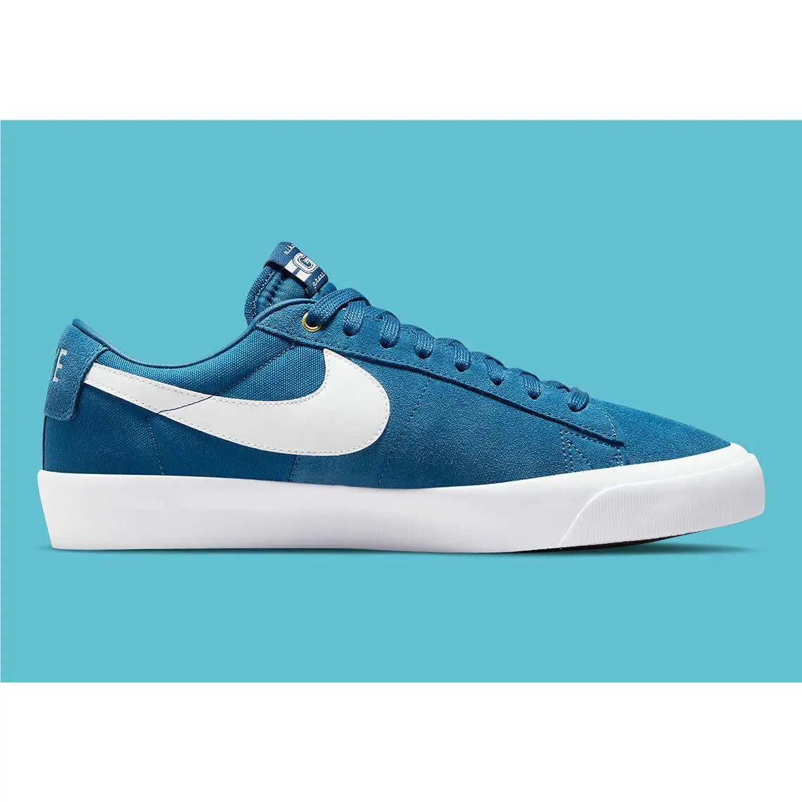 Nike shoes - Nike SB Zoom Blazer Low Pro GT - DC7695 401 - Court Blue/White-Court Blue (UPC: 194958826161) 5