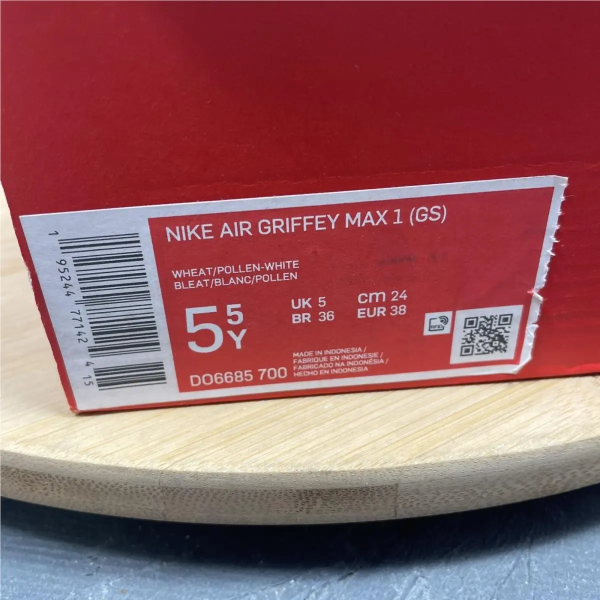 Nike shoes - Nike Air Griffey Max - Air Griffey Max - DO6685 700 - WHEAT /POLLEN WHITE (UPC: 0195244771424) 10