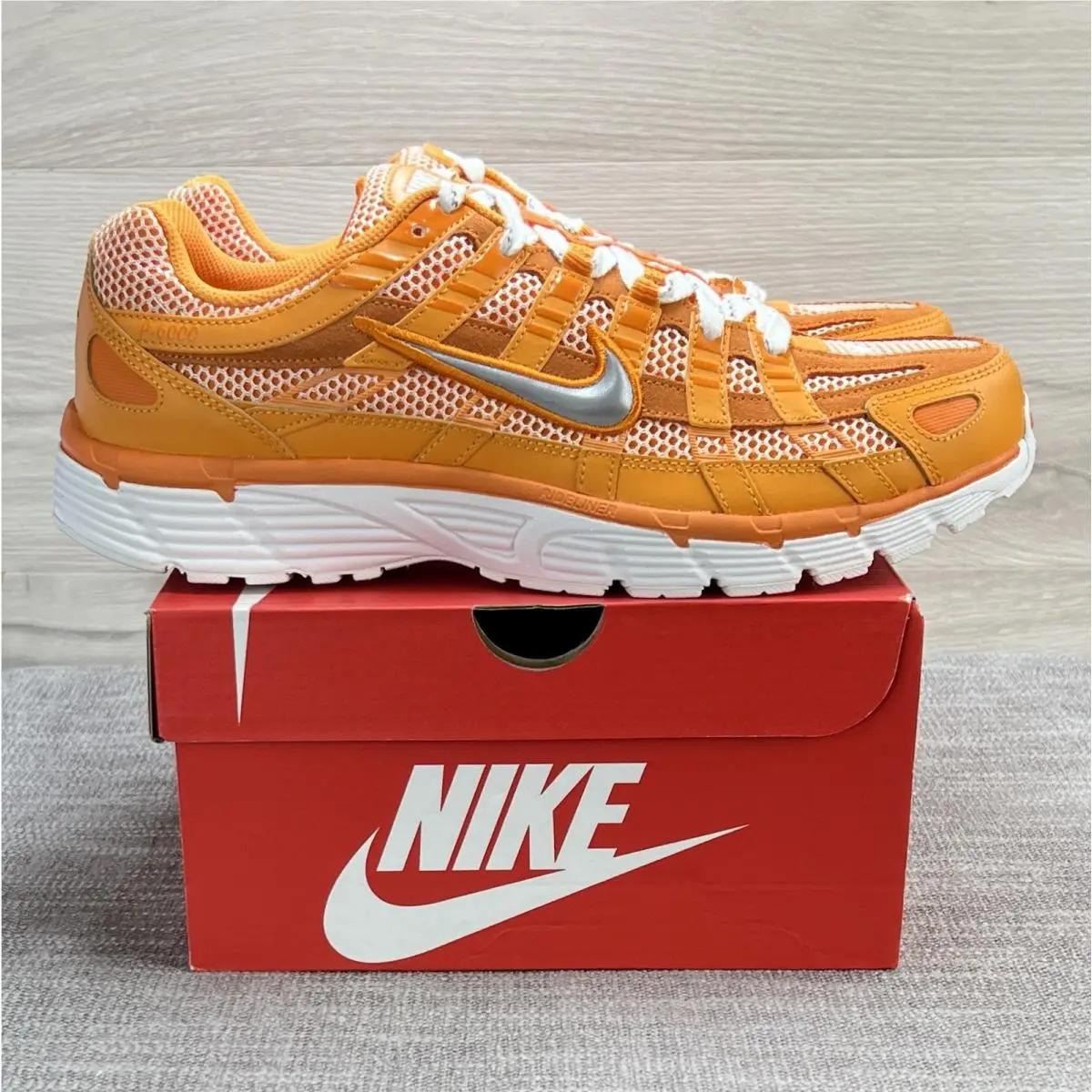 Nike P-6000 Premium Bowerman Series Kumquat Color HQ3641-886 Mens Size 12