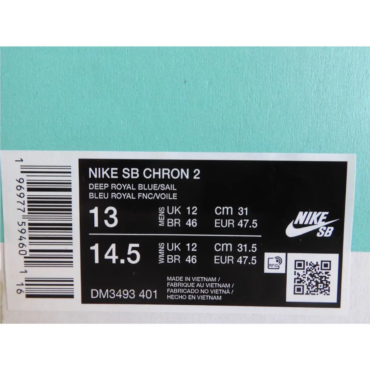 Nike shoes - Nike SB Chron - Chron - DM3493-401 - Blue (UPC: 196977594601) 3