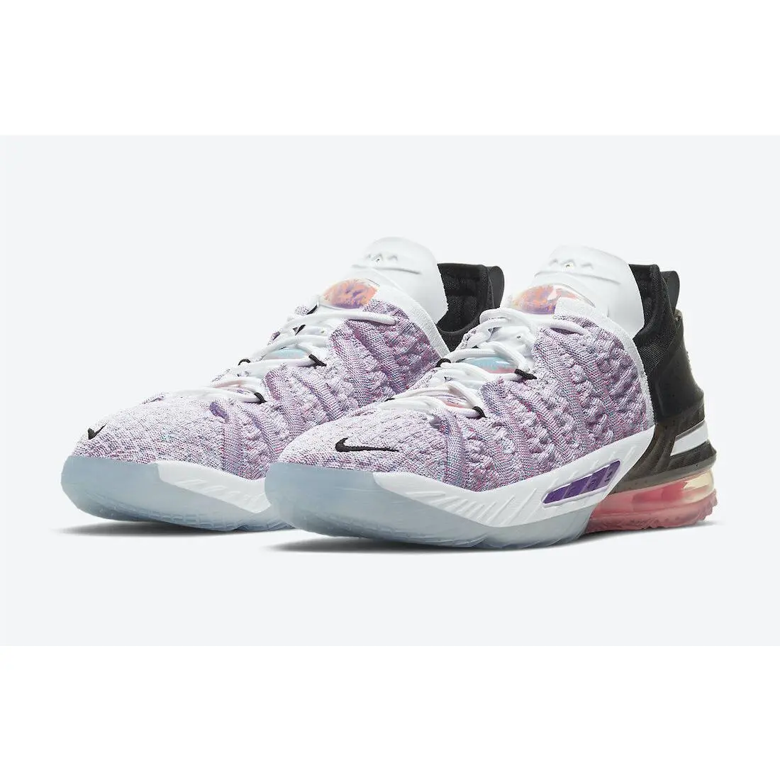 Lebron Xviii 18 Mens Size 7 Purple White Black Red Youth CW2760 900 by Nike