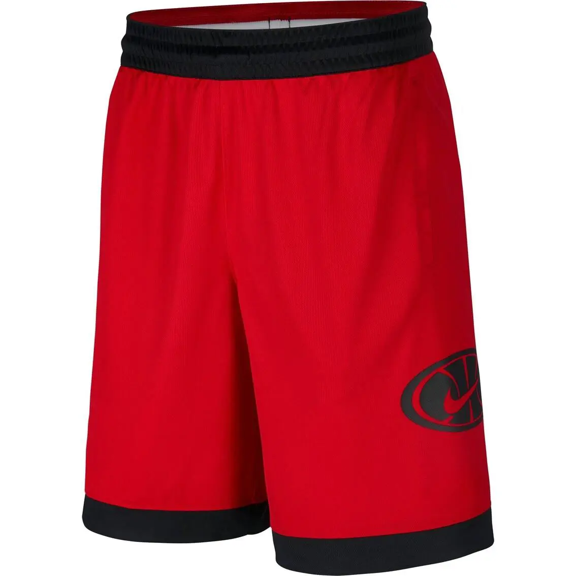 Nike Men`s SZ Medium Dri-fit Loose Fit Asym Basketball Shorts Red AT3173-657