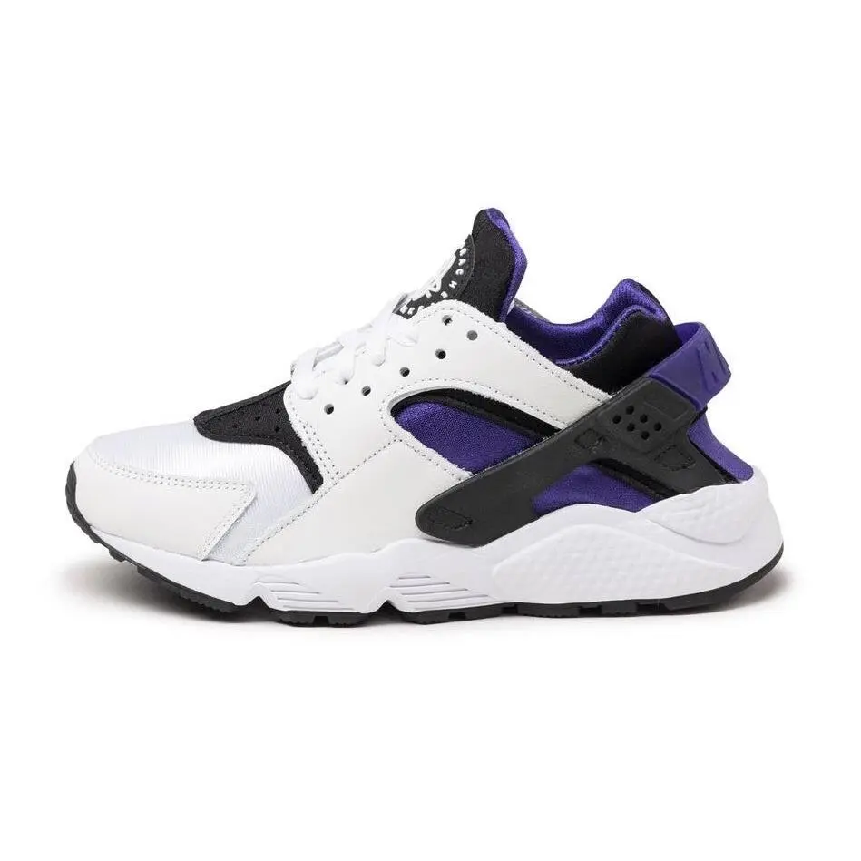 Nike Air Huarache Women`s Running Retro Shoes Sneakers White/purple Size 7