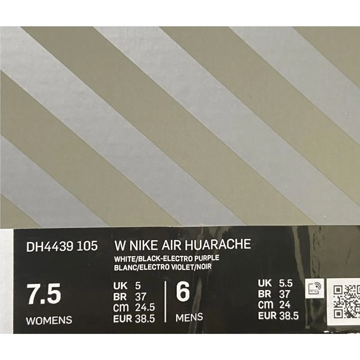 Nike shoes - Nike Air Huarache OG - Air Huarache - DH4439-105 - White/Electro Purple/Black 6